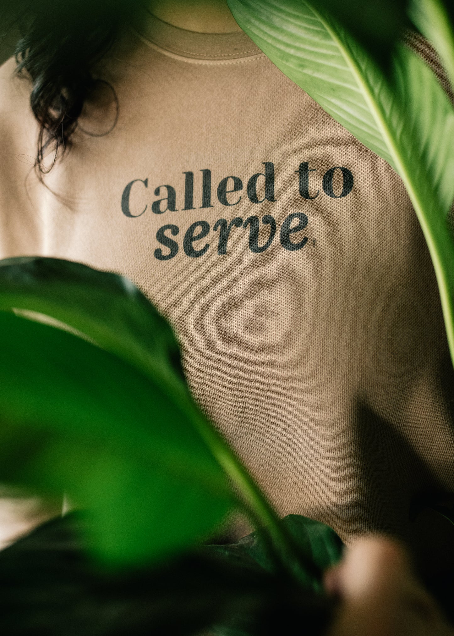 Called to Serve Pullover Sweatshirt in Latte